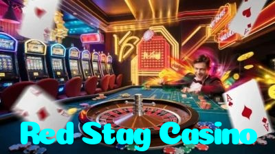 Red Stag Casino casino presented on mobile device in Pakistan with slots and live games